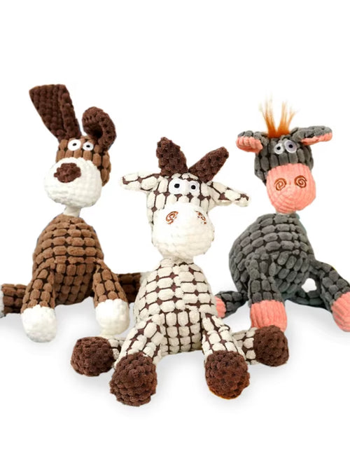 Load image into Gallery viewer, New Fun Plush Vocal Dog Toys, Plush Dog Toys, Durable Dog Toys for Intense Chewing, Dog Chew Toys, Boring Interactive Dog Toys
