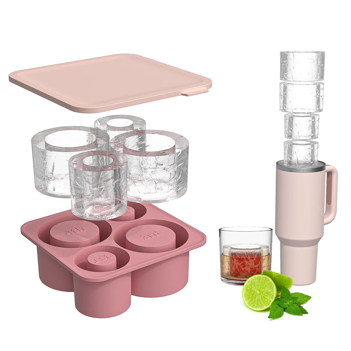 Silicone Ice Cube Cup Mold