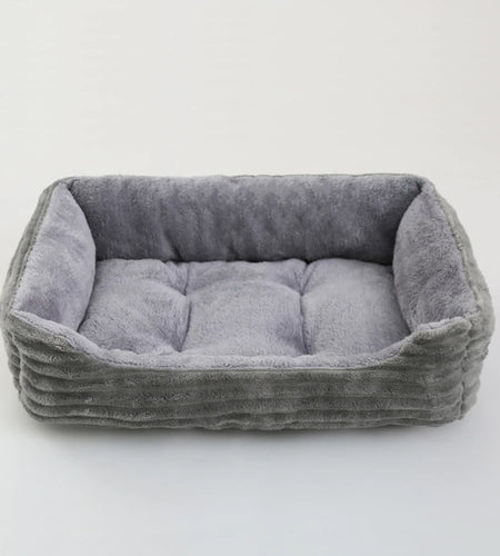 Bed for Dog Pet Square Plush Kennel Medium Small Dog Sofa Bed Cushion Pet Calming Dog Bed House Pet Supplies Accessories