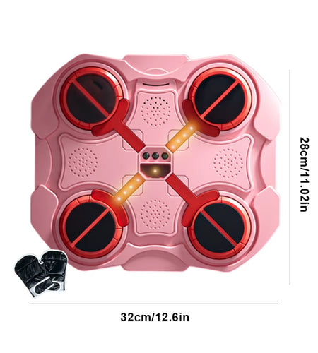 Music Boxing Machine BT Boxing Reaction Wall Mounted Target Type C Charging Boxing Training Punching Equipment for Kids Adults