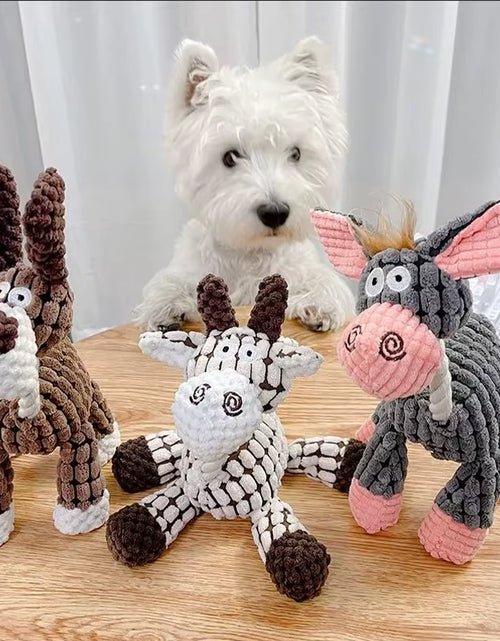 Load image into Gallery viewer, New Fun Plush Vocal Dog Toys, Plush Dog Toys, Durable Dog Toys for Intense Chewing, Dog Chew Toys, Boring Interactive Dog Toys

