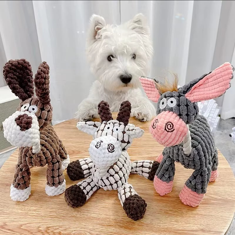 New Fun Plush Vocal Dog Toys, Plush Dog Toys, Durable Dog Toys for Intense Chewing, Dog Chew Toys, Boring Interactive Dog Toys