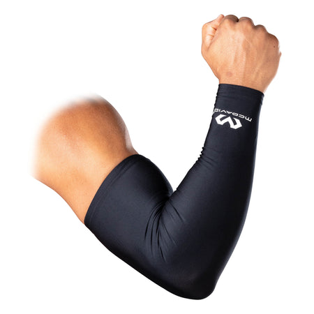 Sport Compression Arm Sleeve Pair Black Adult Unisex Large/Extra Large
