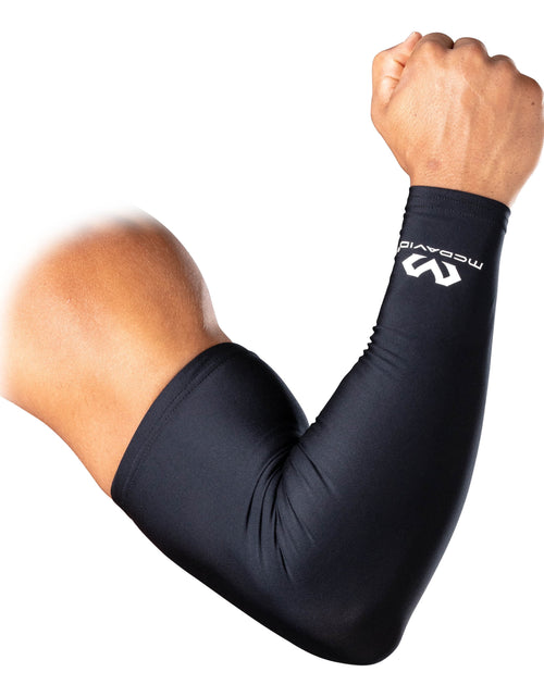 Load image into Gallery viewer, Sport Compression Arm Sleeve Pair Black Adult Unisex Large/Extra Large
