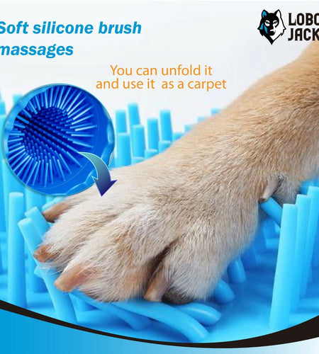 Dog Paw Cleaner - Portable Pet Paw Washer Cup (For Small and Medium Breed Dogs)