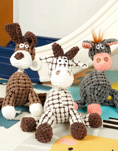 Load image into Gallery viewer, New Fun Plush Vocal Dog Toys, Plush Dog Toys, Durable Dog Toys for Intense Chewing, Dog Chew Toys, Boring Interactive Dog Toys
