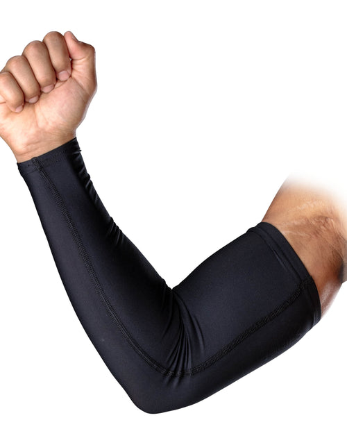 Load image into Gallery viewer, Sport Compression Arm Sleeve Pair Black Adult Unisex Large/Extra Large
